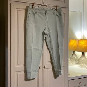 Mint Green Seven7 Jeans